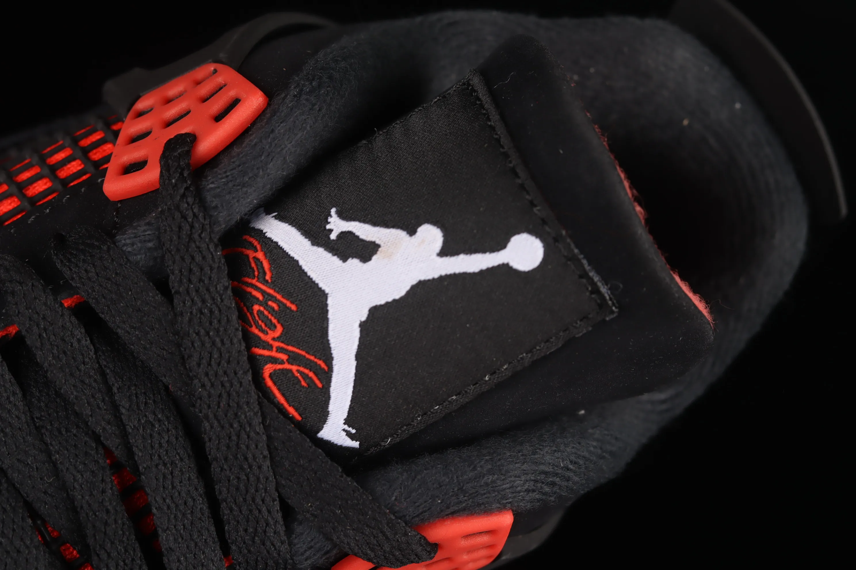 All categories Air Jordan Jordan series basketball shoes Air Jordan 4 foreign trade version Air Jordan 4 Retro "University Blue" AJ4 Jordan 4 new black and red retro casual sports culture basketball shoes CT8527-016